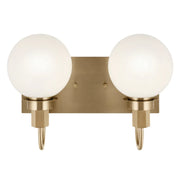 Kichler 55150 Hex 2-lt 14" Vanity Light-Champagne Bronze