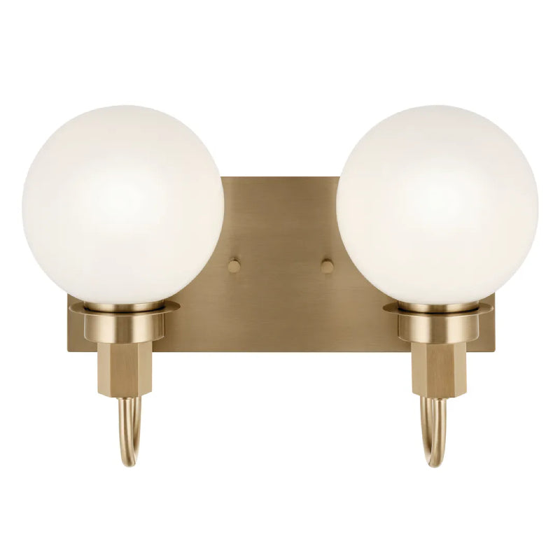 Kichler 55150 Hex 2-lt 14" Vanity Light-Champagne Bronze