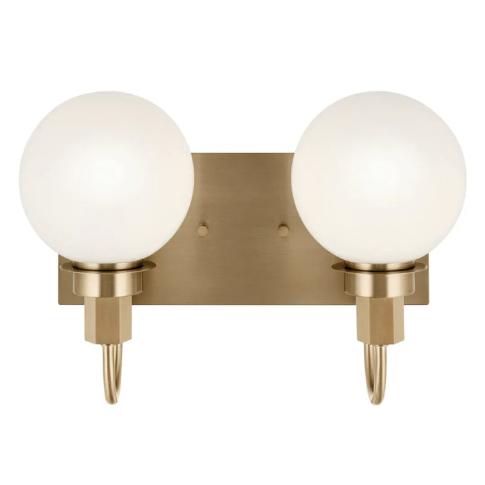 Kichler 55150 Hex 2-lt 14" Vanity Light-Champagne Bronze