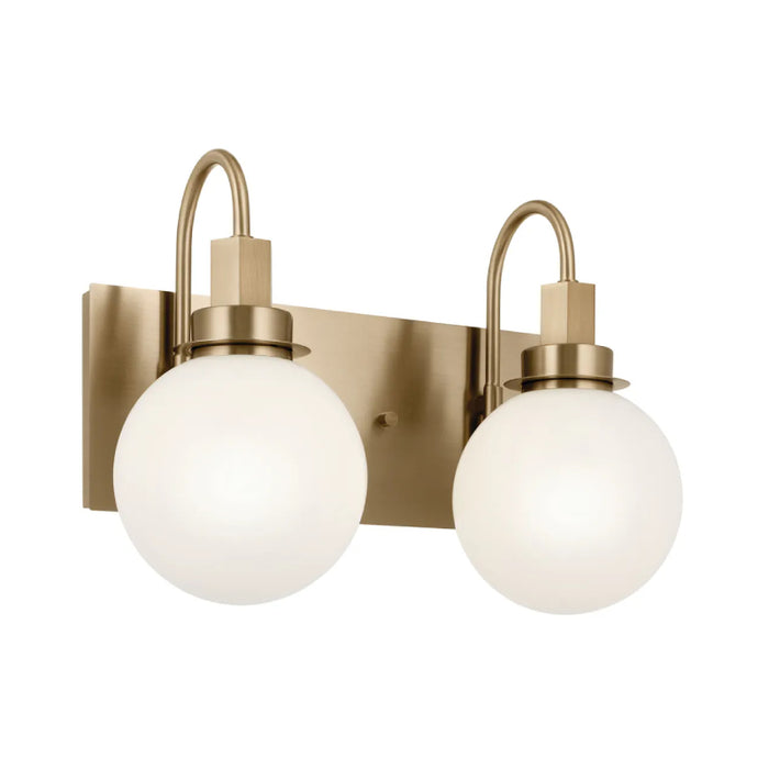 Kichler 55150 Hex 2-lt 14" Vanity Light-Champagne Bronze