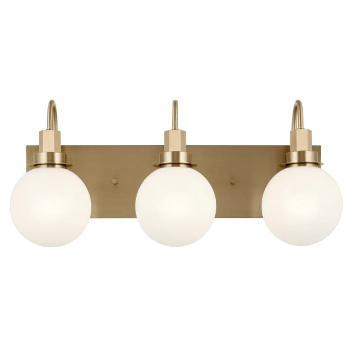 Kichler 55151 Hex 3-lt 23" Vanity Light-Champagne Bronze