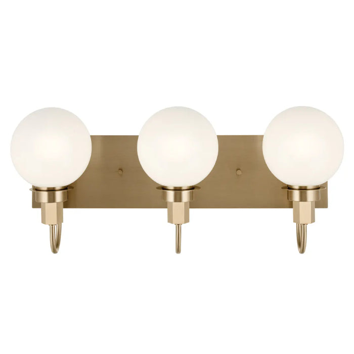 Kichler 55151 Hex 3-lt 23" Vanity Light-Champagne Bronze