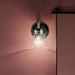 Kichler 55153 Farum 1-lt 10" Tall Wall Sconce Black Clear Glass