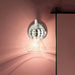 Kichler 55153 Farum 1-lt 10" Tall Wall Sconce Chrome Clear Glass