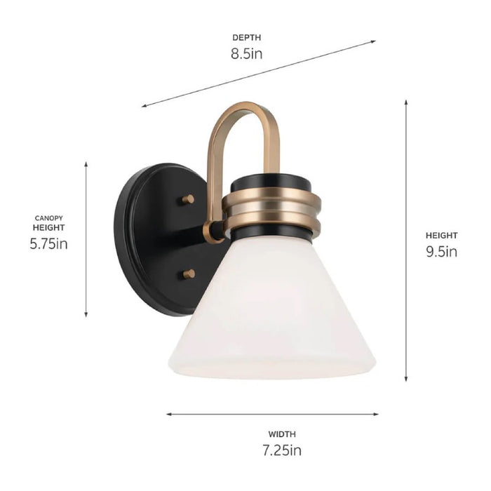 Kichler 55153 Farum 1-lt 10" Tall Wall Sconce