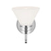 Kichler 55153 Farum 1-lt 10" Tall Wall Sconce - Chrome Opal Glass