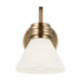 Kichler 55153 Farum 1-lt 10" Tall Wall Sconce - Champagne Bronze Opal Glass