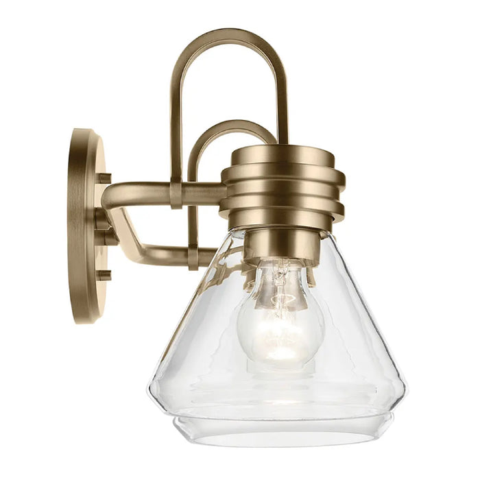 Kichler 55154 Farum 2-lt 19" Vanity Light - Champagne Bronze Clear Glass