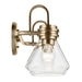 Kichler 55154 Farum 2-lt 19" Vanity Light - Champagne Bronze Clear Glass