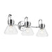 Kichler 55155 Farum 3-lt 26" Vanity Light - Chrome Clear Glass