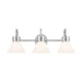 Kichler 55155 Farum 3-lt 26" Vanity Light - Chrome Opal Glass