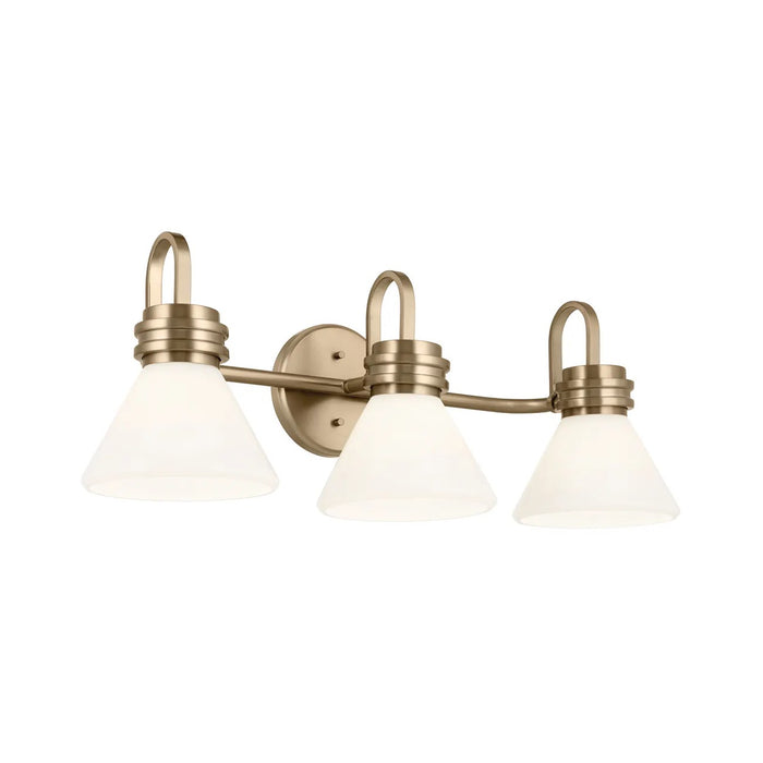 Kichler 55155 Farum 3-lt 26" Vanity Light - Champagne Bronze Opal Glass