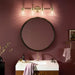 Kichler 55156 Farum 4-lt 34" Vanity Light - Champagne Bronze Clear Glass
