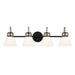 Kichler 55156 Farum 4-lt 34" Vanity Light-Black Opal