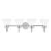 Kichler 55156 Farum 4-lt 34" Vanity Light-Chrome Opal Glass