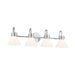 Kichler 55156 Farum 4-lt 34" Vanity Light-Chrome Opal