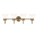 Kichler 55156 Farum 4-lt 34" Vanity Light-Champagne Bronze Opal Glass