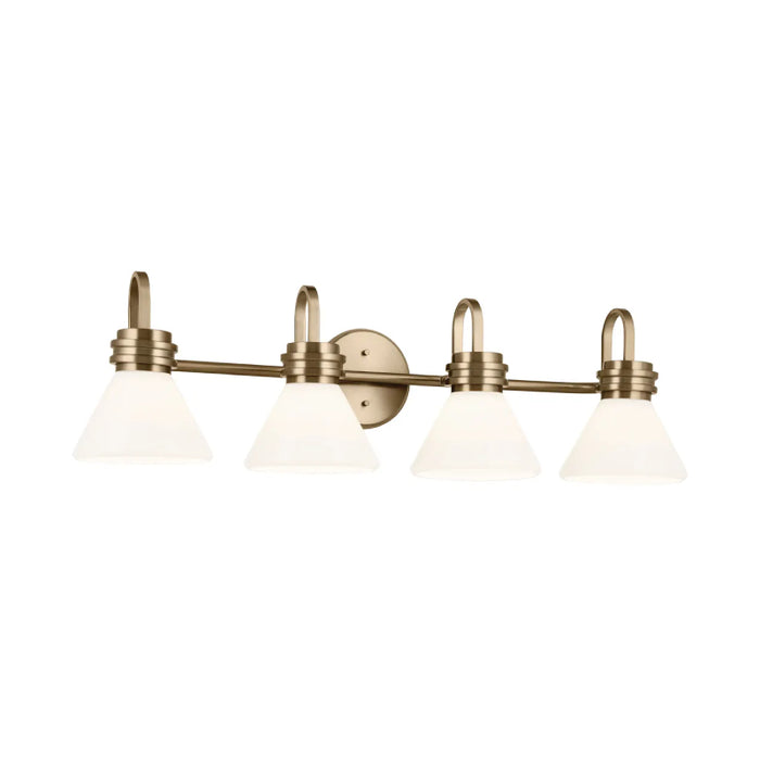 Kichler 55156 Farum 4-lt 34" Vanity Light-Champagne Bronze Opal