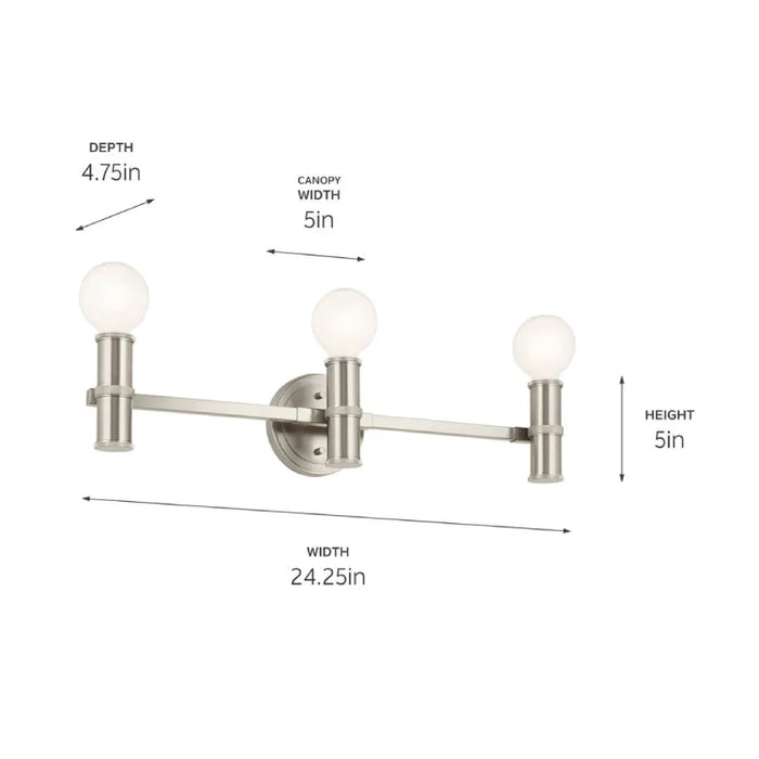 Kichler 55157 Torche 3-lt 24" Vanity Light
