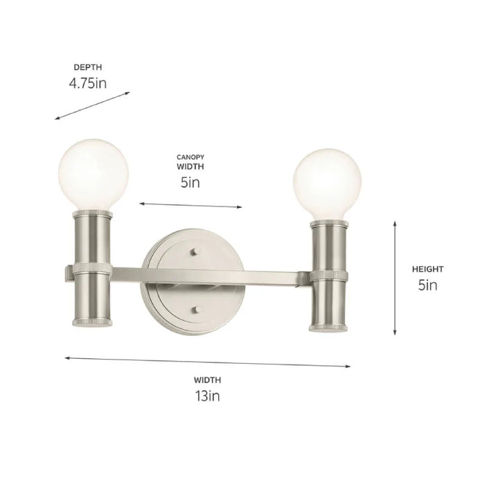 Kichler 55158 Torche 2-lt 13" Vanity Light