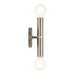 Kichler 55159 Torche 2-lt 10" Tall Wall Sconce-Brushed Nickel