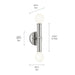 Kichler 55159 Torche 2-lt 10" Tall Wall Sconce