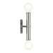 Kichler 55159 Torche 2-lt 10" Tall Wall Sconce-Polished Nickel