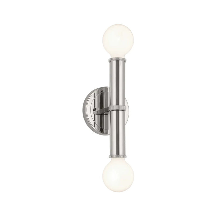 Kichler 55159 Torche 2-lt 10" Tall Wall Sconce-Polished Nickel