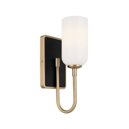 Kichler 55161 Solia 1-lt 14" Tall Wall Sconce-Champagne Bronze with Black