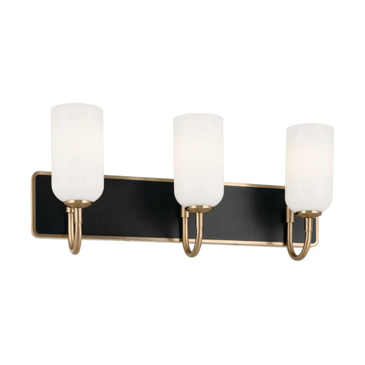 Kichler 55163 Solia 3-lt 24" Vanity Light-Champagne Bronze with Black