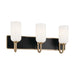 Kichler 55163 Solia 3-lt 24" Vanity Light-Champagne Bronze with Black