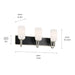 Kichler 55163 Solia 3-lt 24" Vanity Light