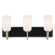 Kichler 55163 Solia 3-lt 24" Vanity Light-Brushed Nickel with Black