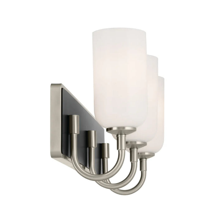Kichler 55163 Solia 3-lt 24" Vanity Light-Brushed Nickel with Black