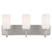 Kichler 55163 Solia 3-lt 24" Vanity Light-Polished Nickel with Satin Nickel