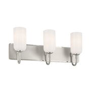 Kichler 55163 Solia 3-lt 24" Vanity Light-Polished Nickel with Satin Nickel