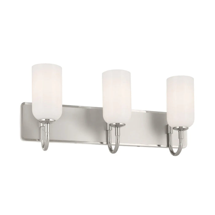 Kichler 55163 Solia 3-lt 24" Vanity Light-Polished Nickel with Satin Nickel