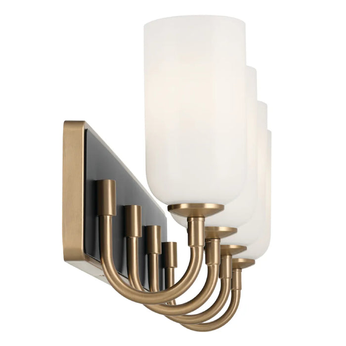 Kichler 55164 Solia 4-lt 32" Vanity Light-Champagne Bronze with Black