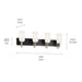 Kichler 55164 Solia 4-lt 32" Vanity Light