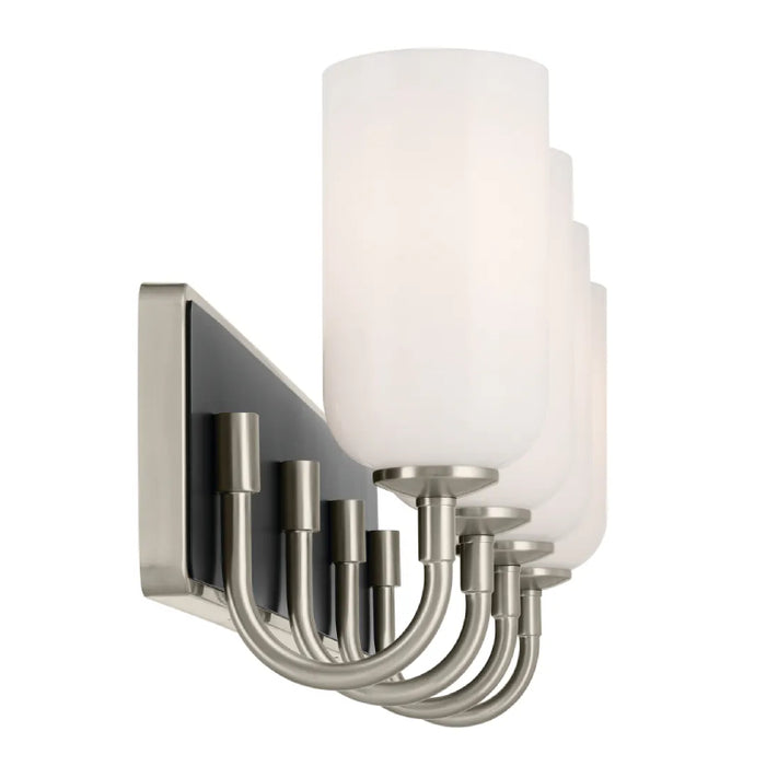 Kichler 55164 Solia 4-lt 32" Vanity Light-Brushed Nickel with Black
