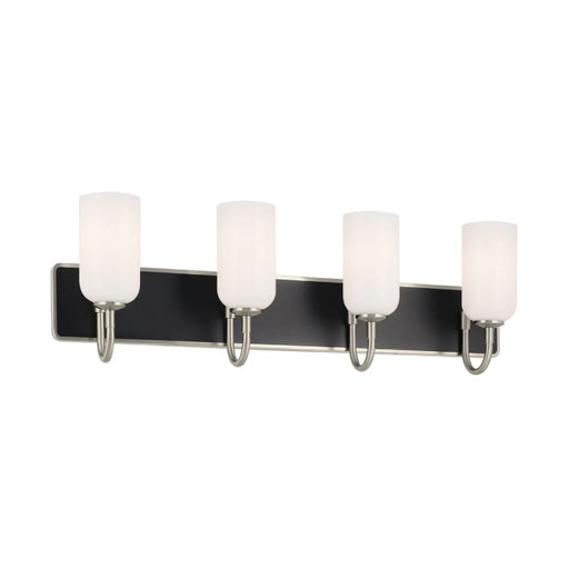 Kichler 55164 Solia 4-lt 32" Vanity Light-Brushed Nickel with Black