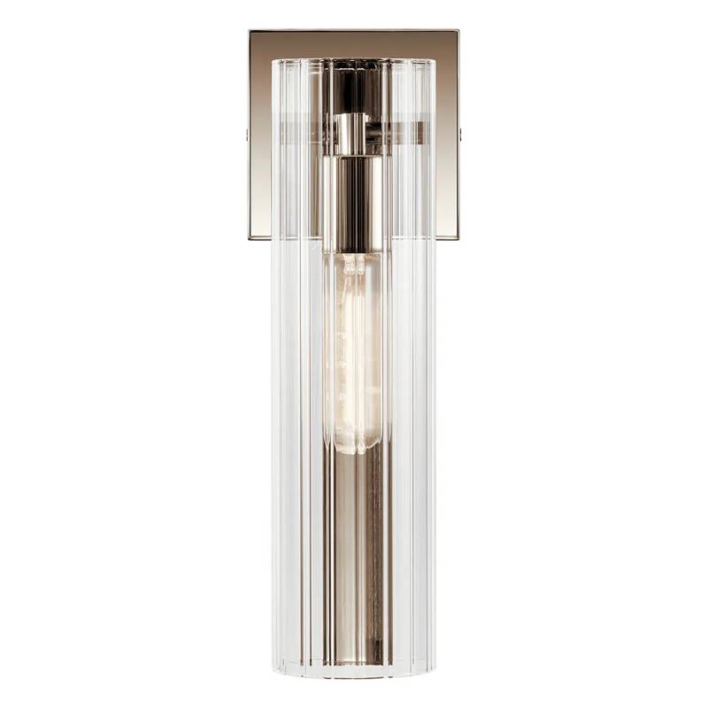 Kichler 55165 Jemsa 1-lt 14" Tall Wall Sconce-Polished Nickel