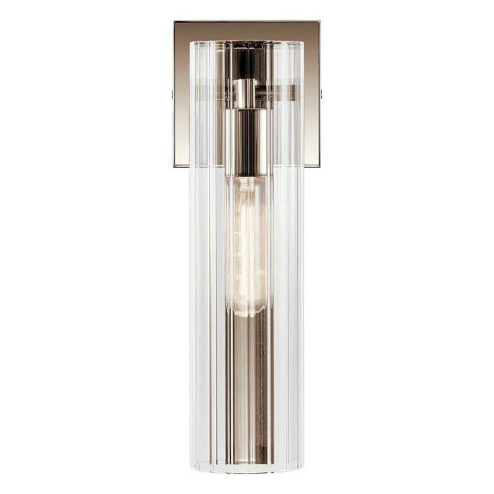Kichler 55165 Jemsa 1-lt 14" Tall Wall Sconce-Polished Nickel