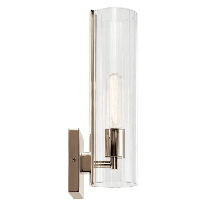 Kichler 55165 Jemsa 1-lt 14" Tall Wall Sconce-Polished Nickel