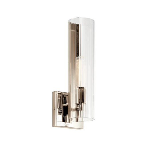 Kichler 55165 Jemsa 1-lt 14" Tall Wall Sconce - Polished Nickel