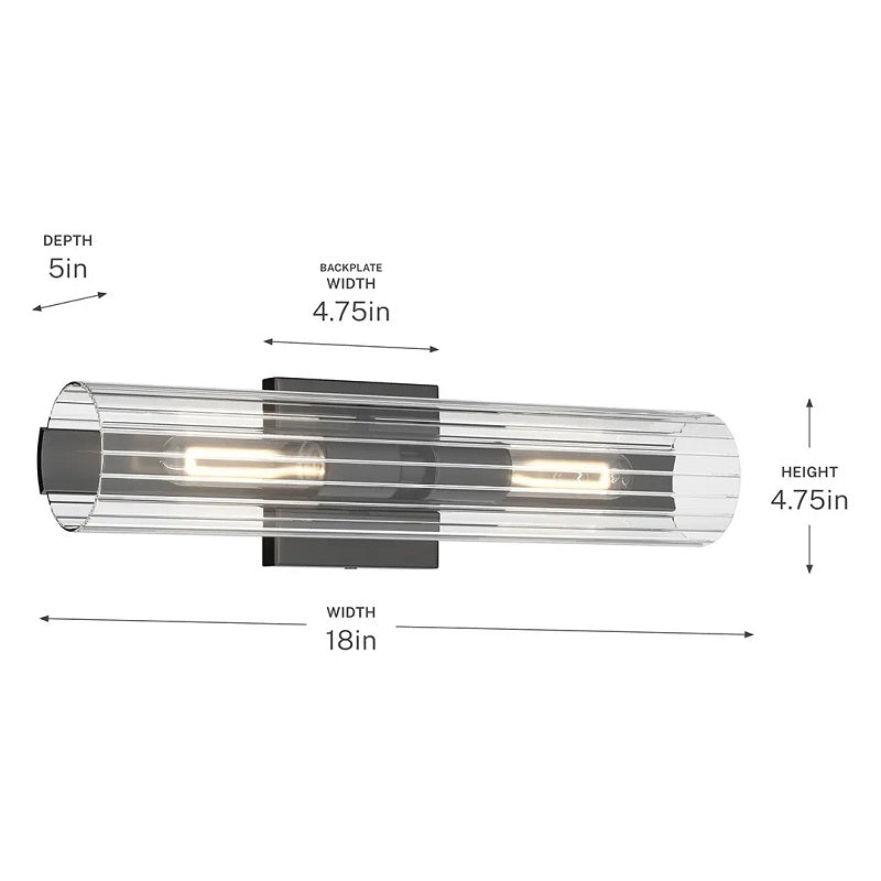 Kichler 55166 Jemsa 2-lt 18" Vanity Light