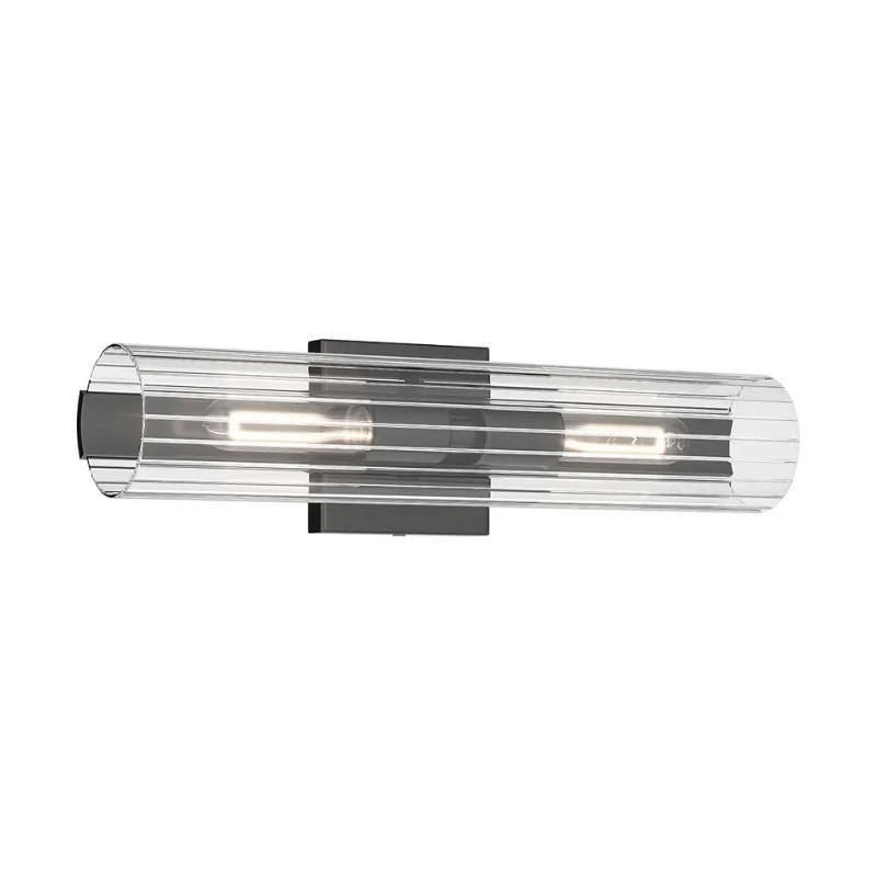 Kichler 55166 Jemsa 2-lt 18" Vanity Light - Black
