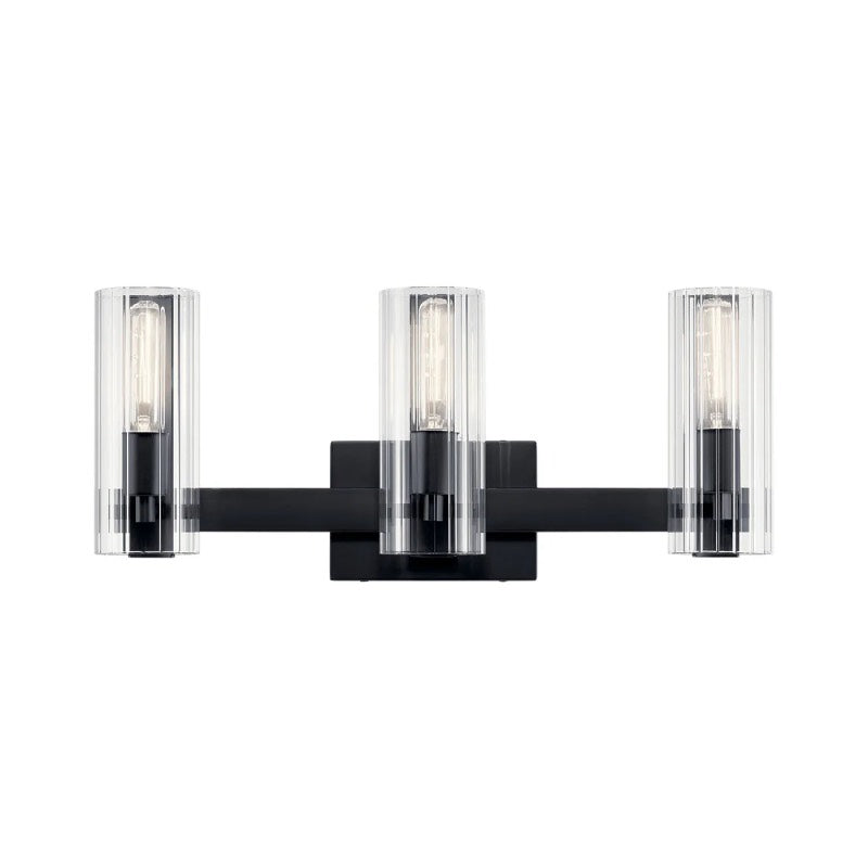 Kichler 55168 Jemsa 3-lt 23" Vanity Light-Black
