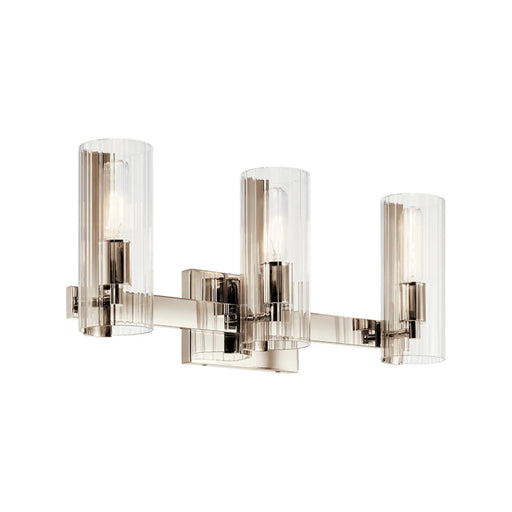 Kichler 55168 Jemsa 3-lt 23" Vanity Light-Polished Nickel