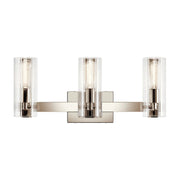 Kichler 55168 Jemsa 3-lt 23" Vanity Light-Polished Nickel